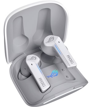 ASUS ROG Cetra True Wireless sluchátka s potlačením hluku bílá