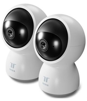 TESLA Smart Camera 360 (2022) Bundle 2x vnitn bezpenostn IP kamery bl