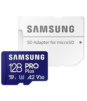 Samsung PRO Plus microSDXC 128GB + SD adaptr