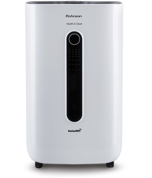 Rohnson R-9920 Genius Wi-Fi Health & Clean odvlhčovač vzduchu bílý LDNIO SC10610 prodlužovací kabel 2m 10x zásuvka, 5x USB-A, 1x USB-C bílý