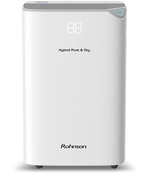 Rohnson R-91020 Hybrid Pure & Dry odvlhčovač vzduchu bílý LDNIO SC10610 prodlužovací kabel 2m 10x zásuvka, 5x USB-A, 1x USB-C bílý