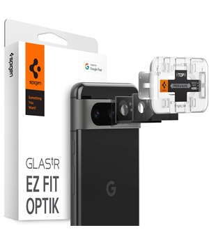 Spigen Glass.tR EZ Fit Optik tvrzen sklo na oky fotoapartu pro Google Pixel 8 2ks ern
