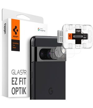 Spigen Glass.tR EZ Fit Optik tvrzen sklo na oky fotoapartu pro Google Pixel 8 Pro 2ks ir