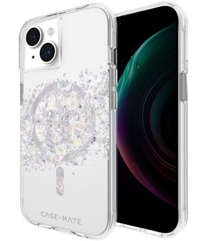 Case Mate Karat Touch of Pearl odoln zadn kryt s podporou MagSafe pro Apple iPhone 15 ir