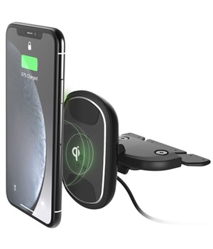 iOttie iTap Wireless 2 Fast Charging Magnetic CD držák do auta s bezdrátovým nabíjením černý