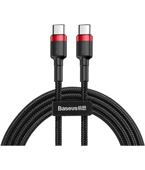 Baseus Cafule Series USB-C / USB-C 60W 1m opleten ern / erven kabel