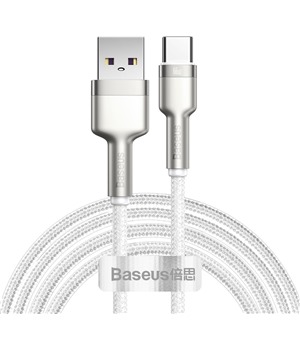 Baseus Cafule Series USB-A / USB-C 66W 2m opleten bl kabel