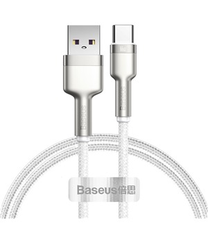 Baseus Cafule Series USB-A / USB-C 66W 1m opleten bl kabel