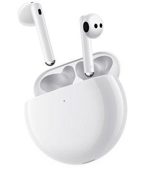 Huawei FreeBuds 4 bezdrátová sluchátka s aktivním potlačením hluku bílá