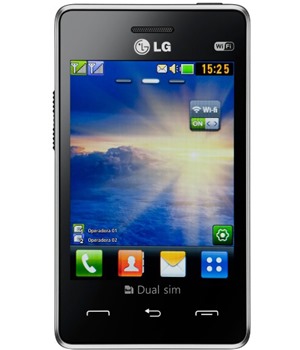LG T375 Dual-SIM Black