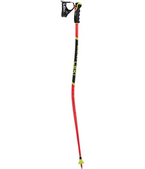 LEKI Poles, WCR Lite GS 3D, bright red-black-neonyellow, 90