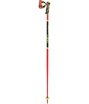LEKI Poles, WCR SL 3D, bright red-black-neonyellow, 110