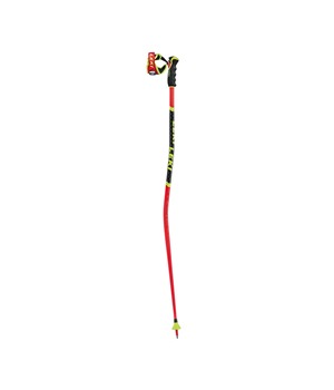 LEKI Poles, WCR GS 3D, bright red-black-neonyellow, 120