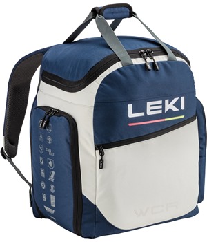 LEKI Skiboot Bag WCR / 60L, dark denim-poppy red-dawn blue, 50 x 40 x 30 cm