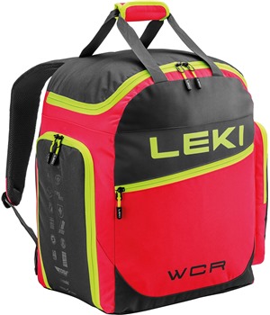LEKI Skiboot Bag WCR / 60L, bright red-black-neonyellow, 50 x 40 x 30 cm