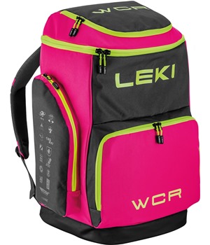 LEKI Skiboot Bag WCR / 85L , neonpink-black-neonyellow, 60 x 40 x 35 cm
