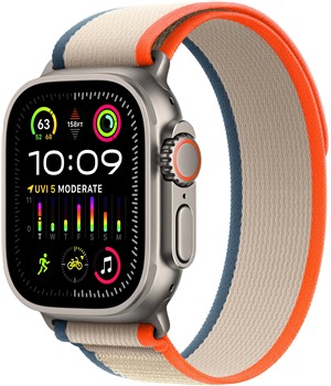 Apple Watch Ultra 2 Cellular 49mm Titanium Orange / Beige Trail S / M