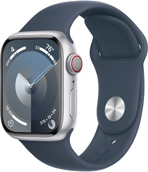 Apple Watch Series9 Cellular 41mm Silver / Storm Blue M / L