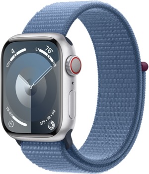 Apple Watch Series9 Cellular 41mm Silver / Winter Blue Loop