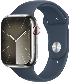 Apple Watch Series9 Cellular 45mm Steel / Blue M / L