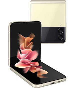 Samsung Galaxy Z Flip3 5G 8GB/256GB Dual SIM Cream (SM-F711BZEEEUE) ZDARMA 4smarts 10W bezdrátová nabíječka