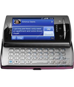 Sony Ericsson Xperia X10 mini Pro Black / Pink