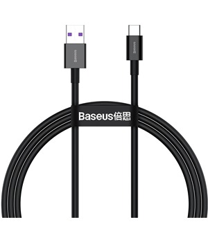 Baseus Superior Series USB-A / USB-C 66W 1m ern kabel