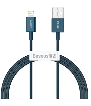 Baseus Superior Series USB-A / Lightning 2.4A 1m modr kabel