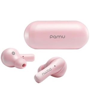 Padmate PaMU Slide Mini bezdrátová sluchátka růžová možnost přikoupení MultiCharge se slevou 10% ,SLEVA na FIXED 20W nabíječka s PD