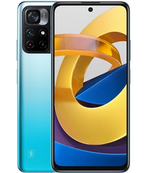 POCO M4 Pro 5G 4GB/64GB Dual SIM Cool Blue Sleva na sklo