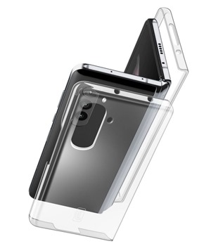 Cellularline Clear Duo zadní kryt pro Samsung Galaxy Z Fold5 čirý