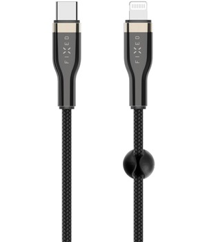 FIXED USB-C / Lightning 60W 0,5m ern kabel