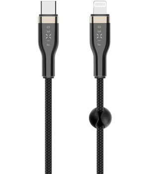 FIXED USB-C / Lightning 60W 1,2m ern kabel