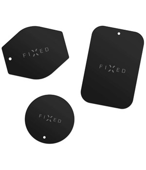 FIXED Icon Plates sada magnetických plíšků černá