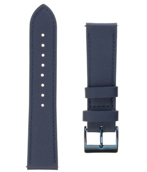 FIXED Leather Strap koen emnek 20mm Quick Release pro smartwatch modr
