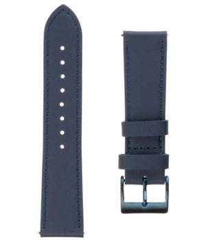 FIXED Leather Strap koen emnek 22mm Quick Release pro smartwatch modr