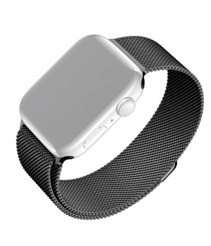 FIXED Mesh Strap nerezov emnek pro Apple Watch 42 / 44 / 45 / 49mm ern