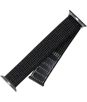 FIXED Nylon Strap nylonov emnek pro Apple Watch 42 / 44 / 45 / 49mm reflexn ern