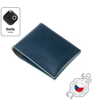 FIXED Smile Wallet koen penenka se smart trackerem FIXED Smile PRO modr