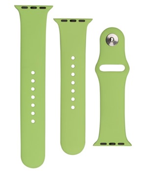 FIXED Set silikonových řemínků pro Apple Watch 42/44/45mm mentolový