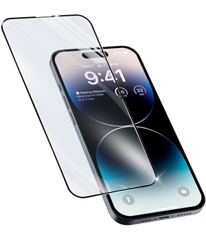 Cellularline CAPSULE tvrzen sklo pro Apple iPhone 14 Plus / 14 Pro Max ern