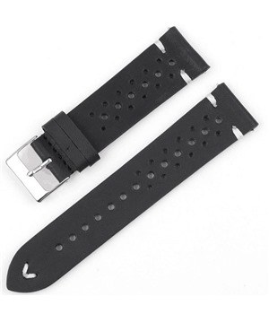 RhinoTech Genuine Leather univerzln koen emnek 18mm Quick Release pro smartwatch ern
