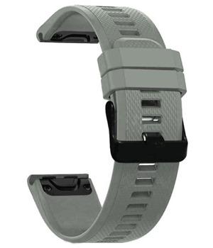 RhinoTech 22mm QuickFit silikonový sportovní řemínek pro Garmin šedý