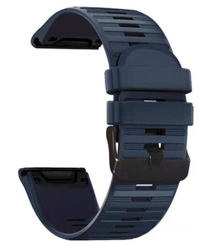 RhinoTech 22mm QuickFit silikonový sportovní řemínek pro Garmin tmavě modrý