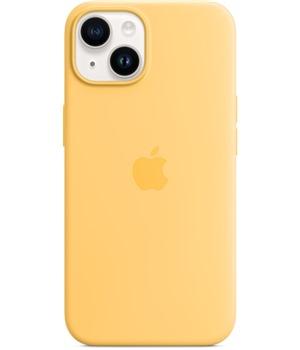 Apple silikonov kryt s MagSafe pro Apple iPhone 14 Plus slunen lut