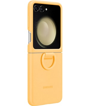 Samsung silikonov zadn kryt s kroukem na prst pro Samsung Galaxy Z Flip5 oranov (EF-PF731TOEGWW)