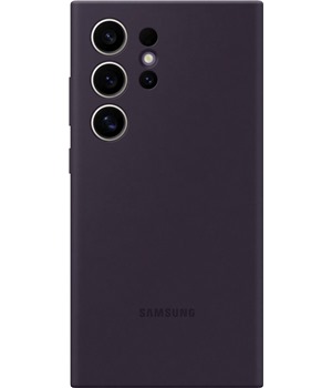 Samsung silikonov zadn kryt pro Samsung Galaxy S24 Ultra tmav fialov (EF-PS928TEEGWW)