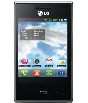 LG T580 Silver