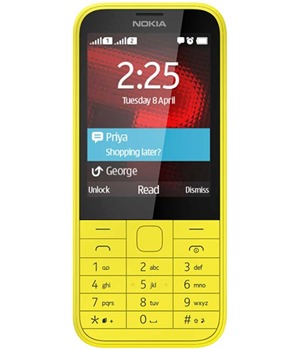 Nokia 225 Dual-SIM Yellow
