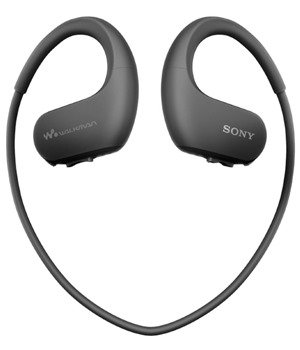 SONY NW-WS413 vodotěsný 4GB Walkman se sluchátky černý